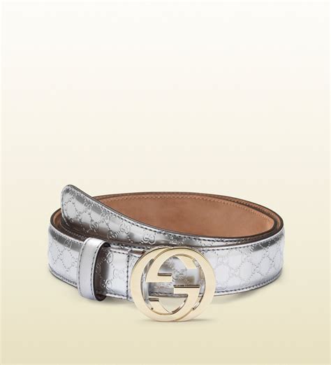 gucci silver belt womens|genuine leather gucci belt women.